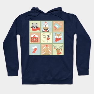 Cute Animal Christmas Patterns | Merry Christmas 2022 Hoodie